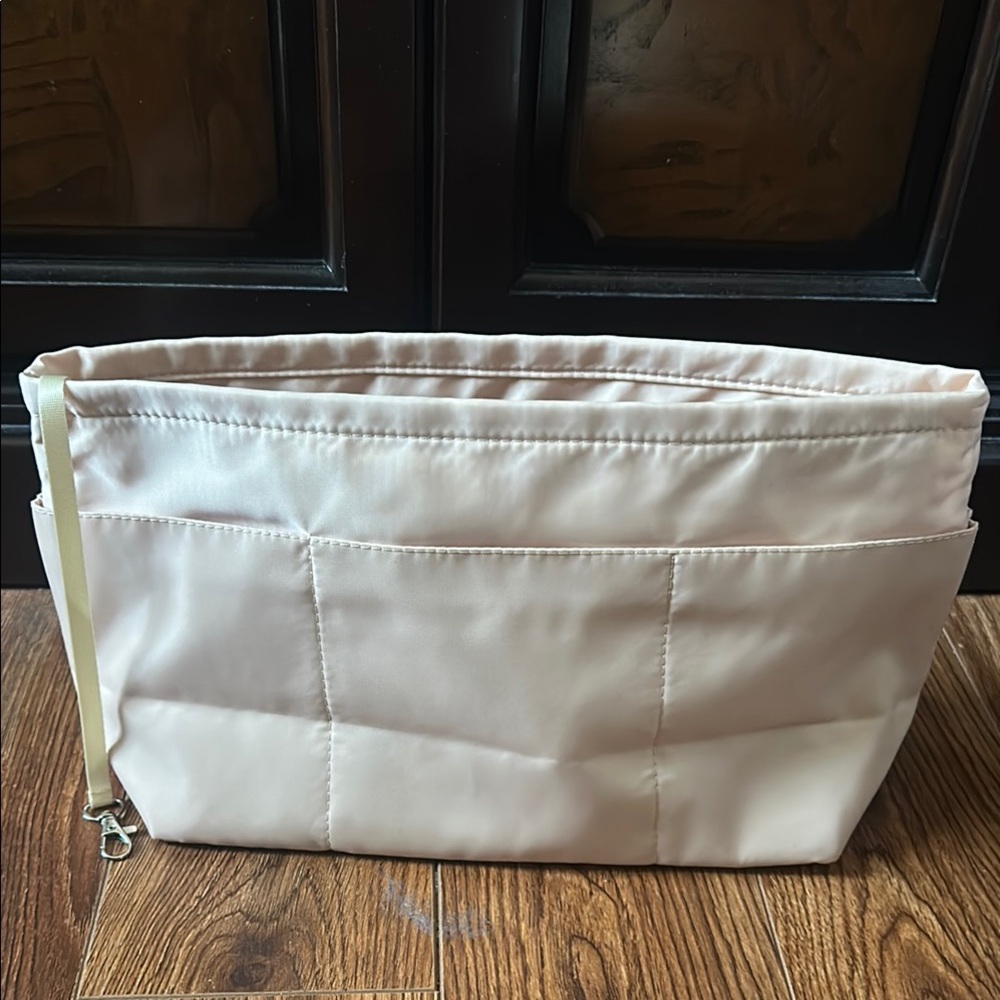 Cream Organizer neverfull Bag